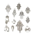 thumbnail image 2 of Conjunto de Vintage Conectadores de Plata Fabricación de Joyería Colgante de Bircolaje Gloria Conectores de plata, 2 of 6
