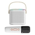 thumbnail image 2 of Portable Bluetooth Speaker with Wireless Microphone, Handheld Mics Speaker Machine, Portable Speaker System for Playroom Family Outing Y1 White Single Mic, 2 of 8