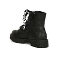 thumbnail image 3 of Women Love Ribbon Lace-Up Combat Ankle Boots 19428, 3 of 6