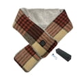 thumbnail image 1 of Penkiiy Electric Heating Scarf Heating Scarf Graphene Electric Heating Smart Usb Electric Heating Three-speed Temperature Adjustment Plus Velvet Warm Neck Protection Orange Scarf, 1 of 6