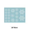 thumbnail image 3 of Pegatinas navideñas para ventanas, decoración navideña, copos de nieve, Papá Noel, reno, calcomanías para ventanas de vidrio, decoraciones navideñas, 3 of 5