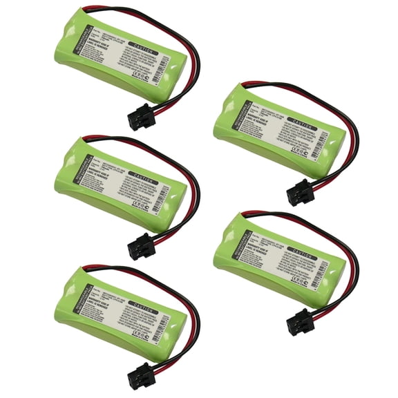 5pc Exell Cordless Phone Battery Compatible with Uniden BT-1008,  BBTG0645001
