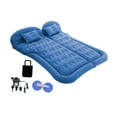 thumbnail image 2 of Colchón Inflable para Automóvil, Almohada de Aire Ergonómica, Set de para Viajes en Coche Azul, 2 of 9