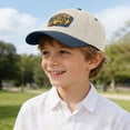 thumbnail image 2 of CAUYDY Kids Boy Baseball Hat Embroidered Baseball Cap Toddler Baby Trucker Hat Adjustable Hats for 3-8Y Boys (Sizes One Size,H03-Beige), 2 of 7