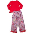 thumbnail image 2 of Komar Kids Little Girls Pajamas Child Female Loungewear Sleep Sets Pink 4-5, 2 of 3