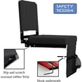 thumbnail image 2 of Cyclone Sound 2-Pack of Stadium Seat for Bleachers with Padded Cushion Foldable Stadium Chairs with Strap and Cup Holder, 2 of 5