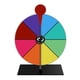 thumbnail image 1 of Rueda giratoria 8 Slots versátiles versátiles de mesa portátil portátil juego de rotación de ruleta suministros de bricolaje para fiestas cumpleaños Base negra, 1 of 8