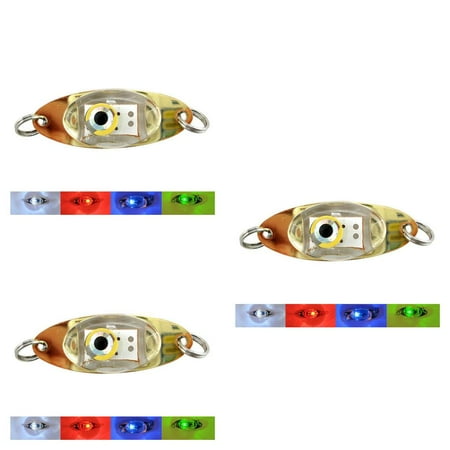 

3pcs Portable Fishing Light LED Underwater Fish Mini Lure Lamp Fishing Bait Light Outdoor Supplies