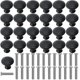 thumbnail image 1 of 25 Pieces Cabinet Handle Knobs For Bathroom, Cabinets, Dresser Doors, Furniture (30mm), 1 of 5