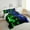 Green Blue, variant on Erosebridal Navy Gamepad Comforter Sets Twin Size, Modern Video Game Comforters & Duvets, Honeycomb Reversible Duvet Insert, Super Cozy Bedroom Decorative, 2 Pieces