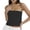Black, variant on Women's Summer Fitted Cami Tops Solid Color Sleeveless Backless Cropped Going Out Tops