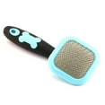thumbnail image 4 of OULII Dog Grooming Comb 1Pack Blue Abs Material Hair Removal Tool 5.9x2.4in, 4 of 8