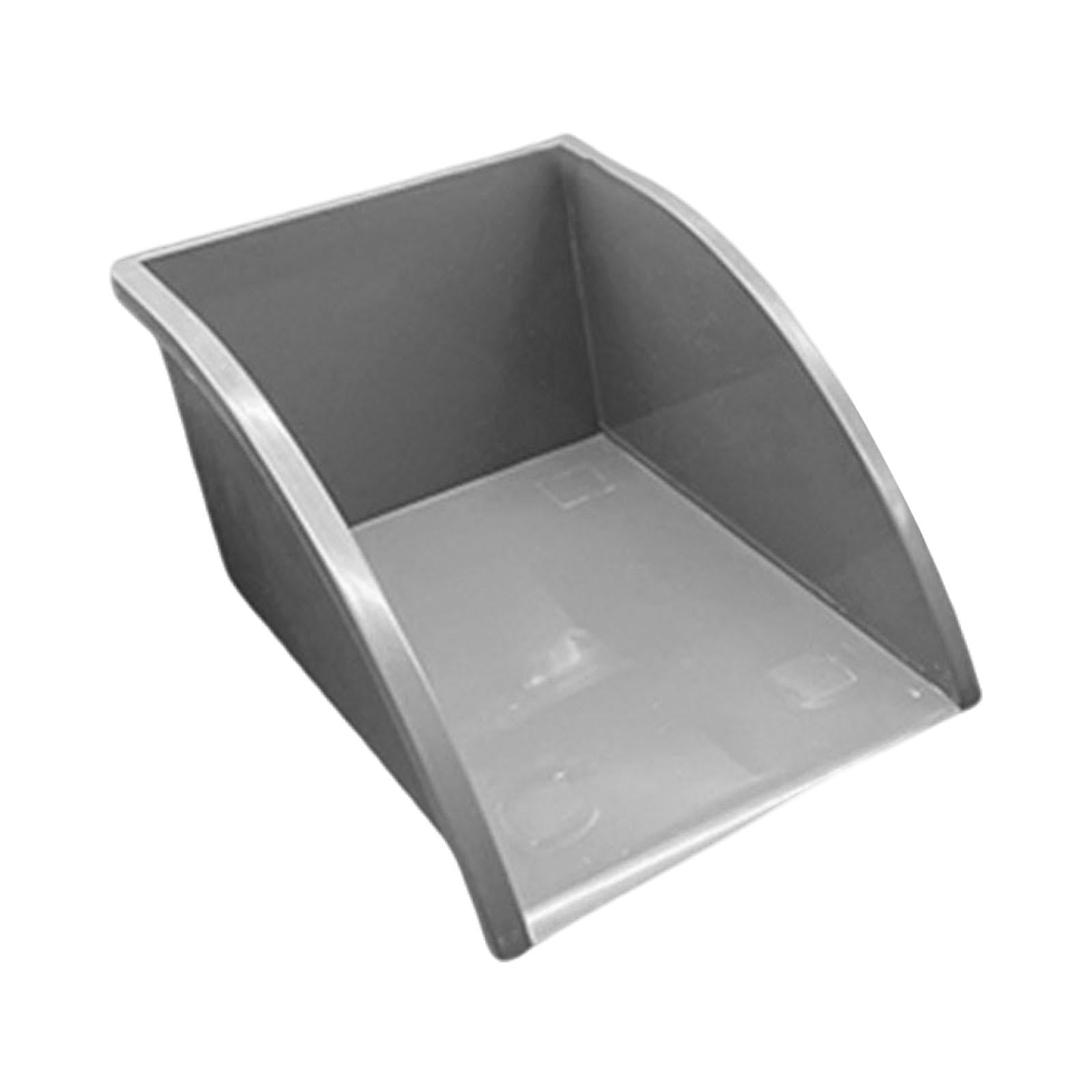 Gutter Downspout Extension Rainwater Collector Water Dustpan Gray PVC Material for Backyard Landscape Barrels