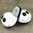 thumbnail image 2 of Zapatillas de felpa de pesadilla antes de Navidad para Halloween, medio paquete, Jack Skull, zapatos cálidos para interiores, zapatos de confinamiento, zapatos para parejas, 2 of 5