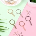 thumbnail image 2 of Llaveros Gloria 450 Uds con Cadena de Eslabones y Anillos para Manualidades DIY, 2 of 8