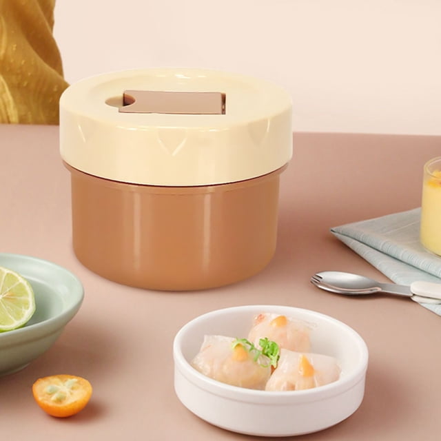 Fiudx Taza Térmica para Sopa, Diseño de Lonchera, de Acero Inoxidable 304, Mantiene La Comida Caliente, Versátil para Oficina, Picnic y Viajes, Capacidad de 300 Ml, Elegante Forma Redonda.