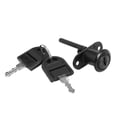 thumbnail image 4 of 3X Zinc Alloy Computer Desk Cabinet Mailbox Drawer Cupboard Locker Cam Lock with Keys, Black, 4 of 8