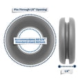thumbnail image 3 of Fermentaholics Gray Airlock Fermentation Replacement Grommets for Fermenter Lid – 20 Pack: Grommet Fits 1/2 Inch Hole, For Standard 3/8 in Airlocks, Beer, Wine, Cider, Mead, Fermented Foods, & More, 3 of 8