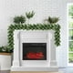 thumbnail image 1 of Guirnalda navideña de ratán de 56 cm | Follaje de agujas de pino de resina verde | Decoración navideña corta y empalmable para puertas, escaleras, repisas y decoración festiva para interiores y, 1 of 6