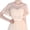 Golden, variant on Women's Lace Fancy Fashion Mesh Bridal Lace Cape for Wedding Shrug Light Semi Formal Net Fitted Golden One Size