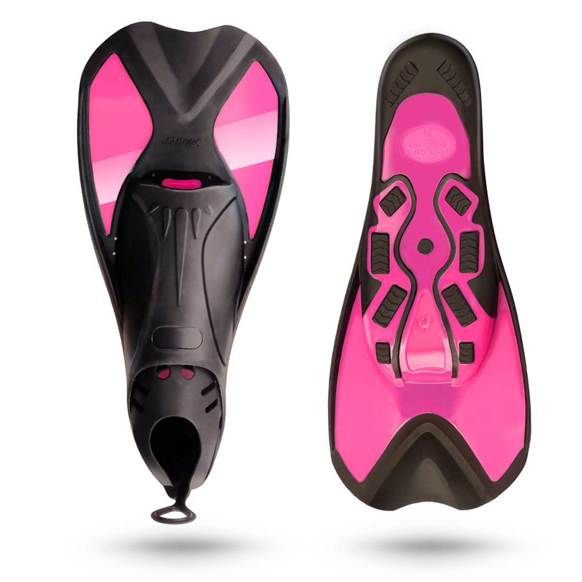 Snorkeling Swimming Diving Fins Dual Open-heel snorkel trek swimming fins for Adult Divers Training Men Women by CoastaCloud
