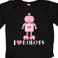 thumbnail image 4 of Inktastic Robotics I Love Robots Girls Girls Long Sleeve Baby Bodysuit, 4 of 5