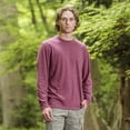 thumbnail image 4 of MV Sport 24405 Summit Sustainable Long Sleeve Tee-Maroon Heather - 424-M, 4 of 4