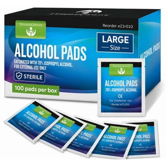 EasyTouch Gamma-Sterilized Alcohol Prep Pads, Box of 200 HSA/FSA