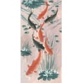 thumbnail image 2 of Wang, Melissa 18x32 White Modern Wood Framed Museum Art Print Titled - Traditional Koi Pond I, 2 of 4