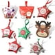 thumbnail image 4 of Wosthever 20 piezas Cajas de regalo de Navidad Caja de dulces de Papá Noel Forma de estrella Cajas de Feliz Navidad Bolsas para el hogar Año nuevo Kits de decoración para fiestas No.08, 4 of 6