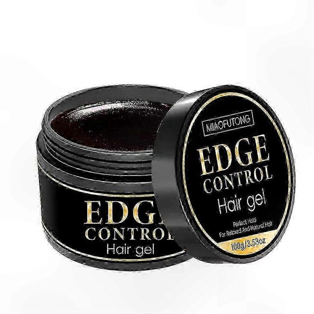 Natural Edge Control Gel with Castor Oil for All Hair Types Long-Lasting Non-Greasy Formula for Styling and Hair Growth Support
