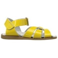 thumbnail image 2 of salt water sandals by hoy shoe original sandal (toddler/little kid/big kid/women's), shiny yellow, 11 m us little kid, 2 of 5