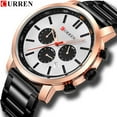 thumbnail image 3 of Curren 8315 Men's Sports Watch Steel Band Six-Pin Chronograph Fashion Watch Hot Sale, 3 of 5