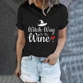 thumbnail image 2 of Gunia Halloween T Shirts For Women Ghost Graphic Print Short Sleeve Crew Neck Casual Holiday Tops Plus Size Tee Shirts Black S-5Xl, 2 of 4