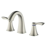 Innova 4005303 8 in. Moonstone Brushed Nickel Two Handle Bathroom Faucet