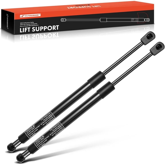 A-Premium Rear Window Shock Struts Lift Supports Replacement for Jeep Wrangler 2011-2015 with Factory Top only 2-PC Set