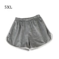 thumbnail image 1 of Pantalones cortos deportivos para mujer Pantalones cortos deportivos sueltos con pierna ancha Pantalones cortos deportivos, Negro, 5XL Eigraketly AP001487-16B, 1 of 7