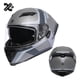 thumbnail image 3 of Casco de motocicleta de cara completa con doble visera, certificado DOT, para hombre, clásico, retro, deportivo, para carreras de motos, 3 of 5
