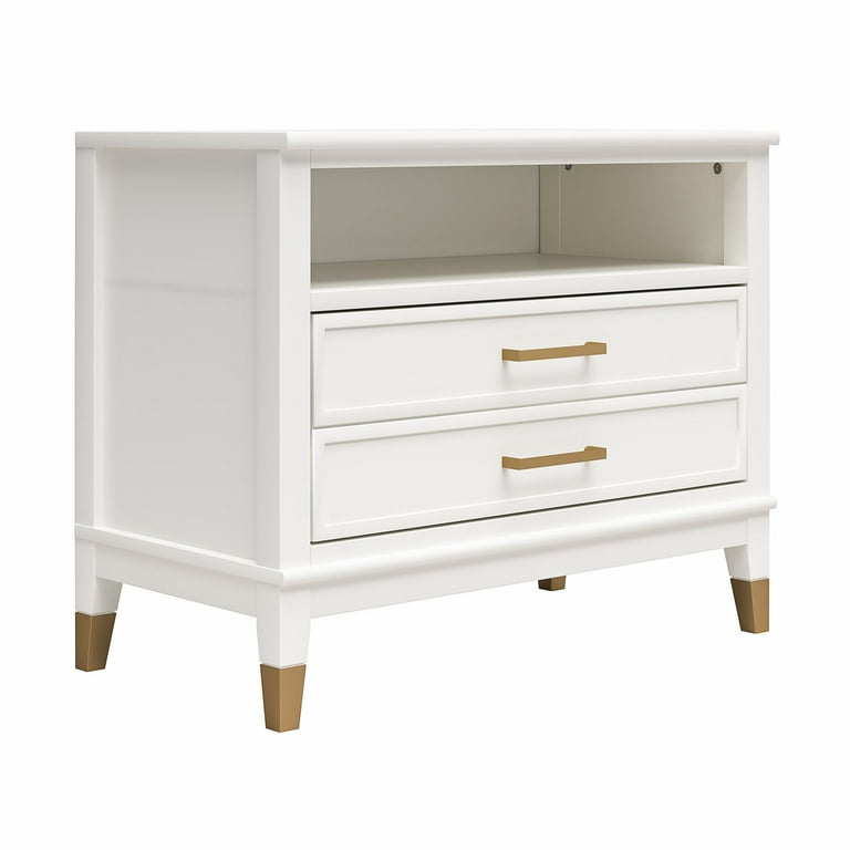 CosmoLiving by Cosmopolitan Westerleigh Wide Nightstand White