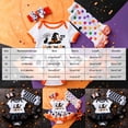 thumbnail image 4 of KPOPLK 4 Piece Baby Girl Halloween Tutu Outfit 3 6 9 12 18 Months Skirted Romper+Headband+Socks +Shoes Halloween Clothing Set Size 3-6 Months,Black, 4 of 9