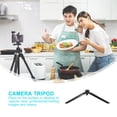 thumbnail image 2 of Miangastore Trépied de Table Pliant Noir 2 Pcs 7.5x1.2x1.2 Po, 2 of 9