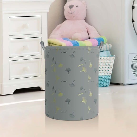 Storage Laundry Basket Foldable Storage Hamper, 50L Large-Capacity Dirty Clothes Storage with Handles for Toys Towels Camping Gear