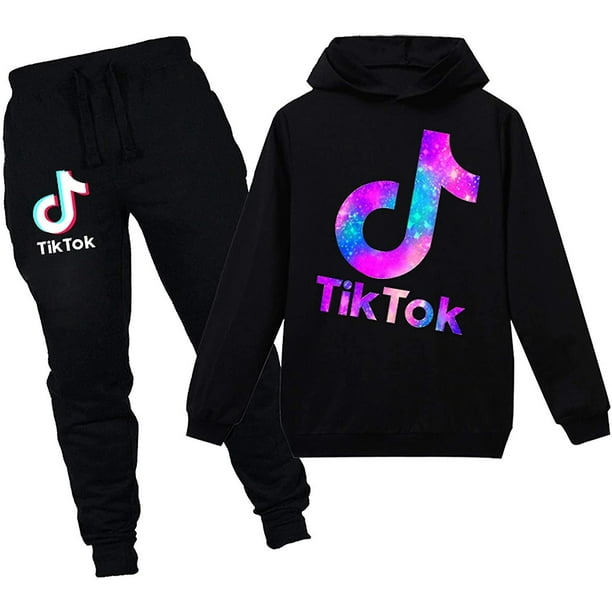 Tela Polar Ropa Polerones De Tiktok Para Niñas Tik Tok Set For Big