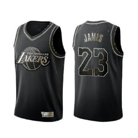 Nba Ball No.23 Gold Edition Lakers Lebron James Embroidered