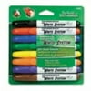 Ticonderoga White System Dry Erase Marker, Chisel Tip, Assorted Colors, 8/Set