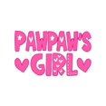 thumbnail image 2 of [Soft Cotton Pawpaw's Girl] Soft Cotton Breathable Fabric Pawpaw's Girl Tee | Comfy Casual Crew Neck Short Sleeve with Playful Letter Print | Perfect for Summer, Little Girl Clothes, 2 of 7