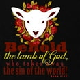 thumbnail image 2 of CafePress - Lamb Of God Maternity T Shirt - Maternity Dark T-Shirt, 2 of 3