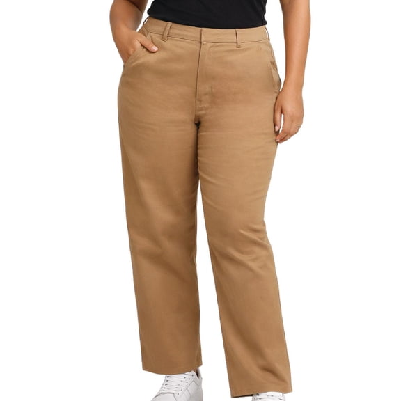 Dickies Women's Plus 874 Original Work Pants, Khaki, 22 W Regular