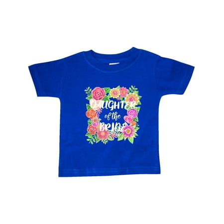 

Inktastic Daughter of the Bride- Flower Bouquet Gift Baby Girl T-Shirt