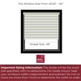 thumbnail image 2 of Arlo Blinds Cordless Light Filtering Cellular Shade, Pure White, 49"W x 72"H, 2 of 6